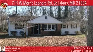 715 W Morris Leonard Rd, Salisbury, MD 21804
