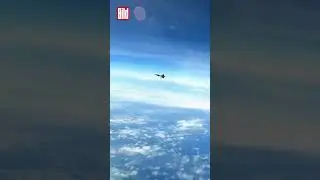 China-Kampfjet schneidet US-Milit&auml;rflieger #shorts