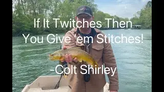How to tie a trout Magnet! If It Twitches You Give ‘em Stitches! -Colt Shirley