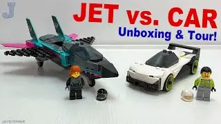LEGO City 2026 Jet vs. Car 60489 Unboxing, Tour, & Review