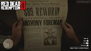 Red Dead Redemption 2 Bounty #7 - Anthony Foreman (HD)