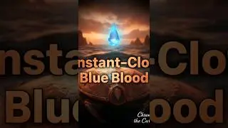 The blood that clots instantly in horseshoe crabs.