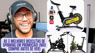AS 3 MELHORES Bicicletas de Spinning em Promoção! Não compre antes de ver