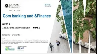 Loan sales and secularization ( Part 1 )