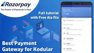 Best Payment Gateway for Kodular | Razorpay payment gateway Installation