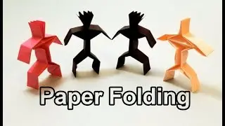 Okay! ll Origami Paper Folding People, human, 종이접기, 折り紙