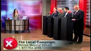 Rogers TV Mayoral Debate - Paul Knowles' vision for Wilmot Township