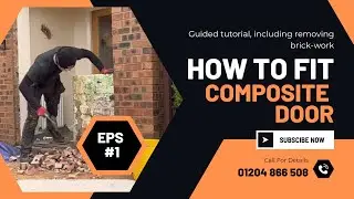 Как установить композитную дверь (Brick-out) #brickout #composite