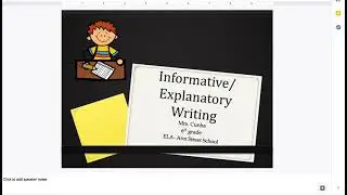 Explanatory Writing   Ghost Boys