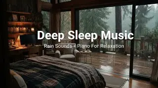 Relaxing Music for Deep Sleep, Relaxation & Emotional Balance - Soft Rain Sounds and Piano Harmony