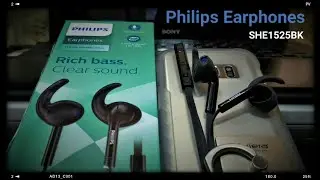 Philips Earphones SHE1525BK (Unboxing & Overview )