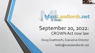 MassLandlords Business Update - CROWN Act Now Law