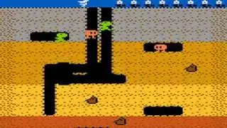 DONE. DIG DUG ATARI 8 BIT. 48,550