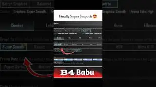 Super smooth graphics in bgmi #bgmi #bgmishorts #pubg #pubgmobile #shorts #viral