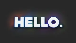 3D RGB Text Animation with HTML/CSS