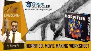 Game Schooler Notebook - Horrified - Movie making