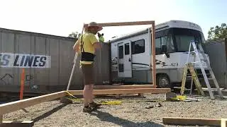 Modular timber frame structure
