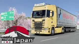 ETS 2 Project Japan 1.41 Scania 450s on Japan roads  Hida - Kurobe  [4K]