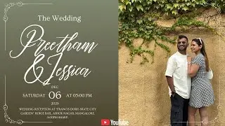 PREETHAM AND JESSICA || WEDDING CEREMONY || LIVE STREAMING || 06 DEC 2025
