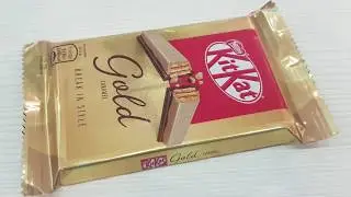 KitKat Gold Caramel Break in Style Nestl&eacute; Unboxing Product Opening Video