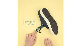 La Halle x Oui Are Makers - DIY chaussures avec patchs brod&eacute;s