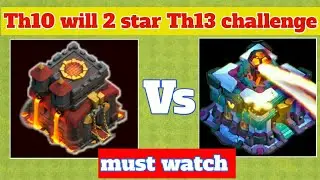 How th10 will 2 star a th13 base attack guide. Must watch.