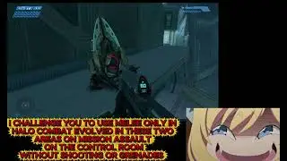 Halo Combat Evolved Melee only Mission assault on the control room in 2 Areas