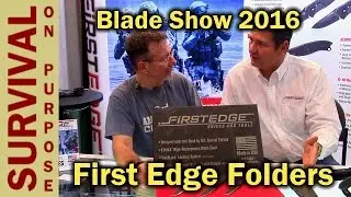 First Edge Folding Knife Models - Blade Show 2016