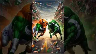Pakistani Bull vs Indian Bull 🐂🔥 | Epic Fight! Who Wins?#fight #pak #india