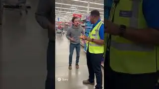 Man lost his gun 🔫 at the Walmart 🛒 #AI #short #shorts #Walmart