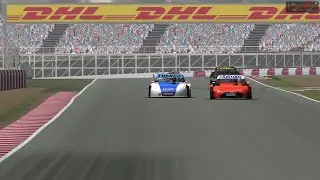 rFactor Procar 4000 Clase B - Carrera en Barcelona 2012 (curva de 90&ordm; + chicana)