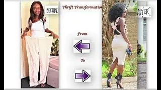THRIFT TRANSFORMATION: PROJECT #2 (Frilled Pencil Skirt)+