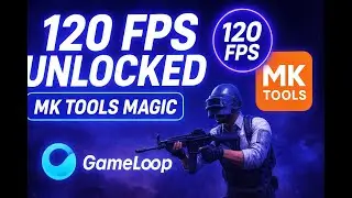 ⚙️ GameLoop 120 FPS Unlock Tutorial  MK Tools New Update 2025 Pubg Mobile