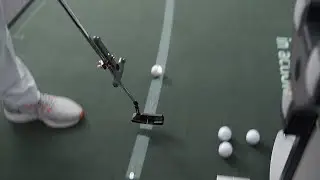 Training in the SAM PuttStudio - Break putt analysis