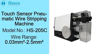 Automatic Touch Sensor Pneumatic Wire Stripping Machine HS-205C