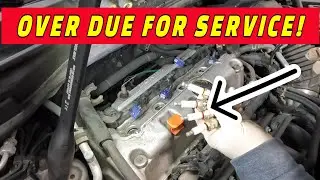 CUSTOMER STATES CAR IS RUNNING ROUGH! HOW TO REPLACE SPARK PLUGS ON A HONDA CR-V 2.4L!