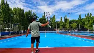 Newly painted court #tennis