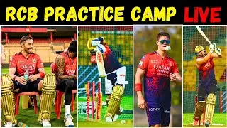 IPL 2025: RCB Practice Today Live | Virat Kohli Practising hard | Rcb practice camp2025