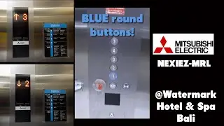 Three Mitsubishi MRL Traction Elevators - Watermark Hotel & Spa, Jimbaran, Bali, ID