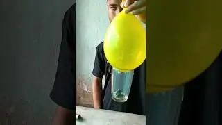 How To Lift A Glass With Balloon? #shorts #srarmy