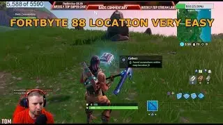 FORTNITE FORTBYTE #88 LOCATION FOUND SOMEWHERE WITHIN MAP LOCATION J3