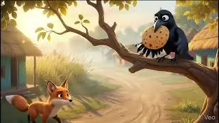चालाक लोमड़ी और कौआ  Clever Fox and Crow Moral Story for Kids