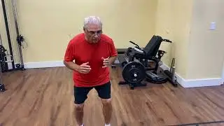 Reactive Balance Training.  Fall Prevention Workout.  Lateral Red Light Green Light Exercise.