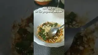 The Ultimate Korean Chilli Oil Noodles #shorts #youtubeshorts