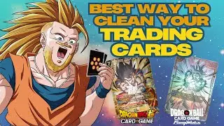 The Best Way To Clean Your Trading Cards!!