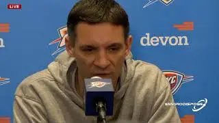 Mark Daigneault pregame press conference | Thunder vs Cavaliers (MLK Day)
