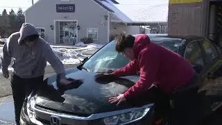 Drivers in the Poconos flock to car washes before winter weather hits