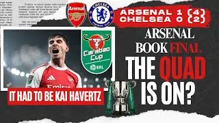 Arsenal 1-0 Chelsea IT HAD TO BE HAVERTZ 😭 | Arsenal CARABAO CUP FINAL