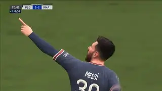 FIFA 22 PS5 - Messi last minute goal against Real Madrid
