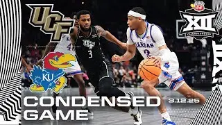 UCF vs. Kansas Condensed Game | 2025 Phillips 66 Big 12 Men's Basketball Championships